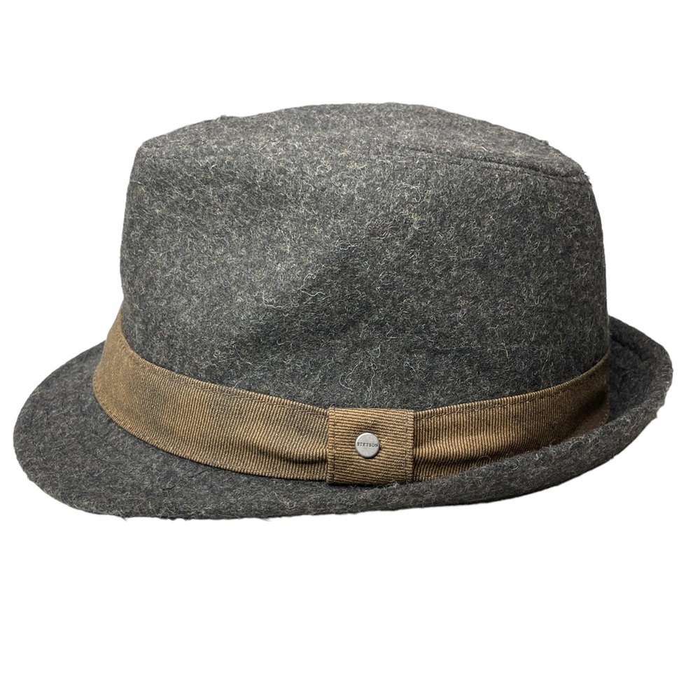 Men's Stetson Fedora 7 ½ Brown tan Wool Blend